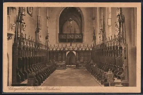 AK Blaubeuren, Chorgestühl im Kloster