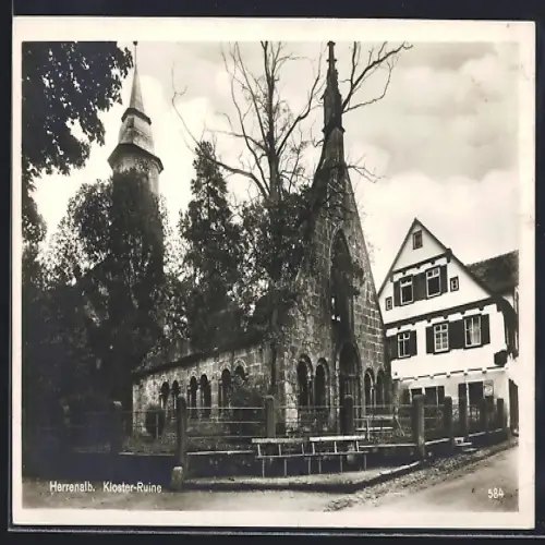 AK Herrenalb, Klosterruine