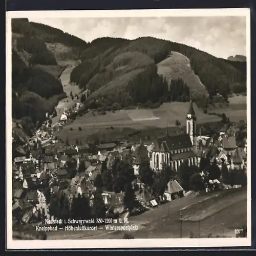 AK Neustadt / Schwarzwald, Panorama mit Umgebung