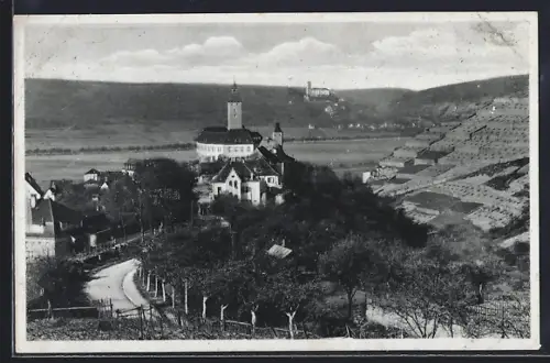 AK Gundelsheim, Blick auf Schloss Hornegg und Guttenberg