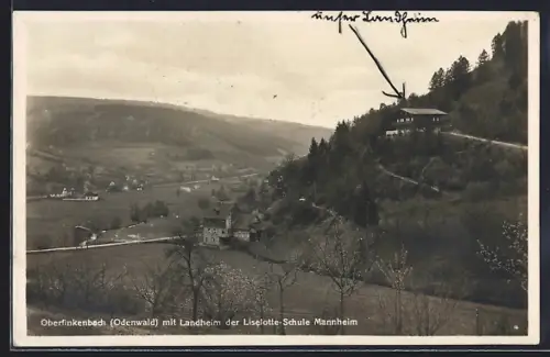 AK Oberfinkenbach /Odenwald, Landheim der Liselotte-Schule Mannheim