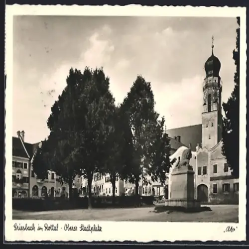 AK Griesbach im Rottal, Oberer Stadtplatz