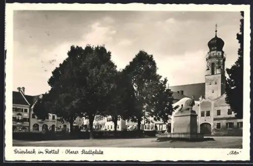 AK Griesbach im Rottal, Oberer Stadtplatz