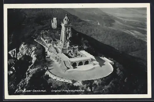 AK Burgruine Kyffhäuser, Denkmal Kaiser Wilhelm I.