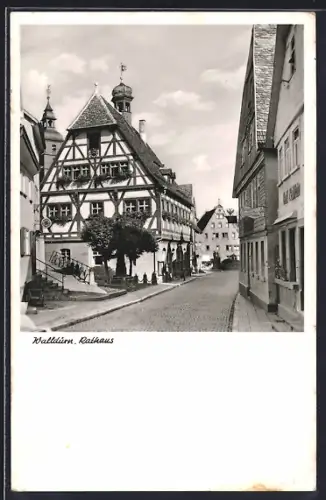 AK Walldürn, Partie am Rathaus