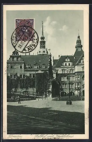 AK Dresden, Stallhof und Kanzleihaus