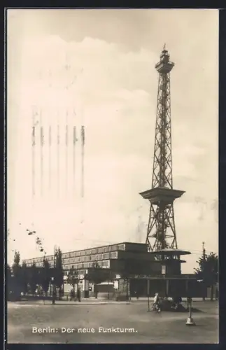 AK Berlin-Charlottenburg, Der neue Funkturm