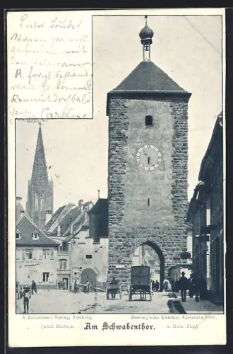 AK Freiburg i. B., Partie am Schwabentor