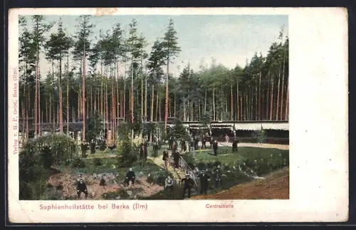 AK Berka /Ilm, Zentralhalle der Sophienheilstätte