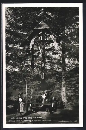 AK Lenzkirch, Hierakreuz Weg Saig - Kappel, Kreuzpunkt Hochfirst-Lenzkirch
