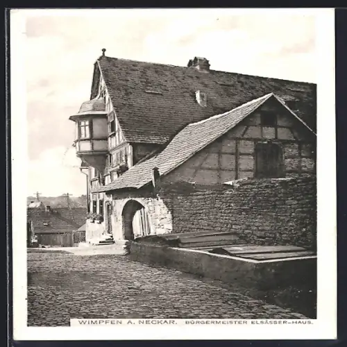 AK Wimpfen a. Neckar, Bürgermeister Elsässer-Haus
