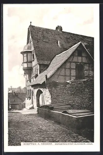 AK Wimpfen a. Neckar, Bürgermeister Elsässer-Haus