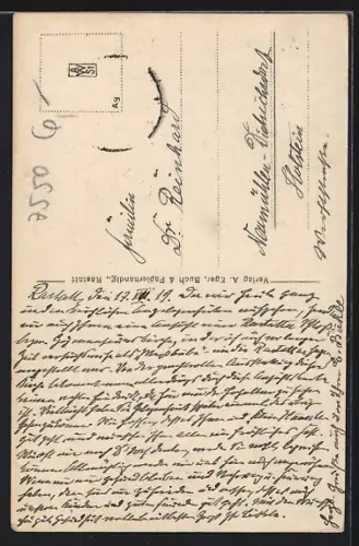 AK Rastatt, Inneres der Schlosskirche