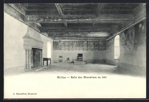 AK Chillon, Salle des Chevaliers en 1439