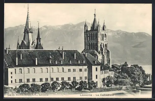AK Lausanne, La Cathédrale
