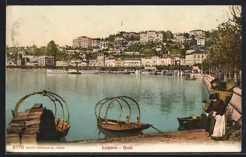 AK Lugano, Boote am Quai