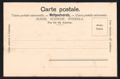 AK Chur, Teilansicht mit Bergen