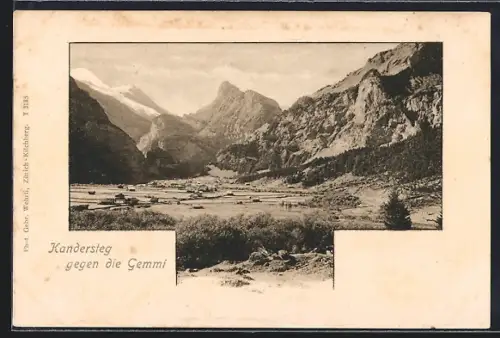 AK Kandersteg, Ortspartie gegen die Gemmi