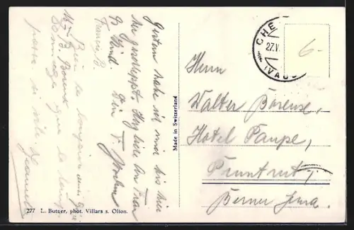 AK Chésières-Villars, Panorama et les Muverans