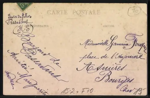 AK Passavant, Zeppelin IV le 3 avril 1913