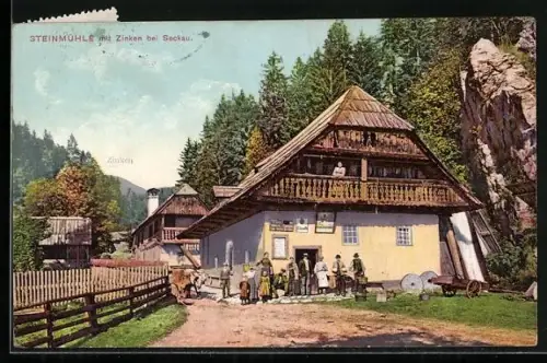 AK Seckau, Steinmühle mit Zinken