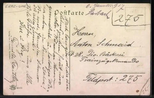 AK Semriach, Gasthof Sandwirt auf der Höh am Waldesrand