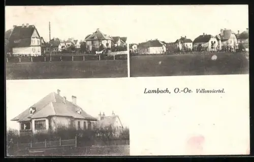AK Lambach /O.-Oe., Blick in das Villenviertel