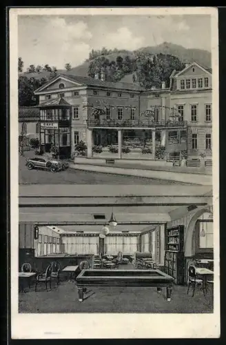 AK Liezen, Cafehaus Wakonigg von der Strasse gesehen