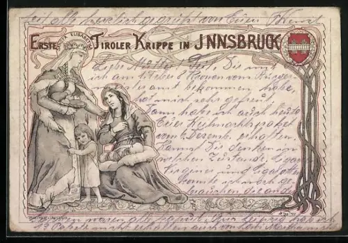 AK Innsbruck, Erste Tiroler Krippe, Heilige Elisabeth