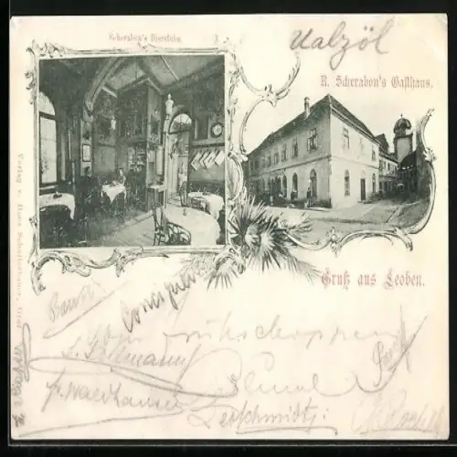 AK Leoben, R. Scherabons Gasthaus, Bierstube