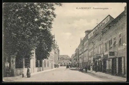 AK Klagenfurt, Blick in die Paradeisergasse