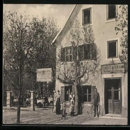 AK Saalfelden, Gast- und Kaffeehaus M. Dengg