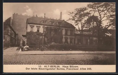 AK Berlin-Prenzlauer Berg, Haus Bötzow, Prenzlauer Allee 248