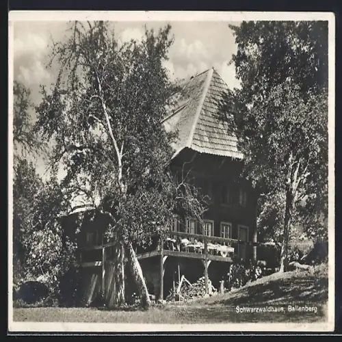 AK Ballenberg /Schwarzwald, Gasthaus Schwarzwaldhaus, Haus Bücklers