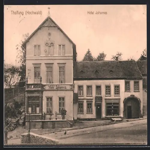 AK Thalfang /Hochwald, Hotel Johannes mit Gasthaus