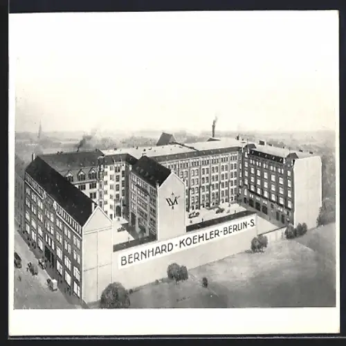 AK Berlin-Kreuzberg, Bernhard-Koehler Fabrikgebäude