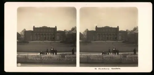 Stereo-Fotografie NPG, Ansicht Hamburg, die Kunsthalle