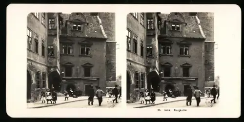 Stereo-Fotografie NPG, Ansicht Jena, Partie am Burgkeller