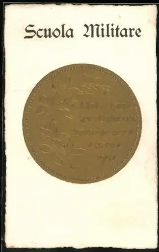 Präge-AK Scuola Militare, Inaugurazione sala convegno sottoufficiali allievi 7 aprile 1907