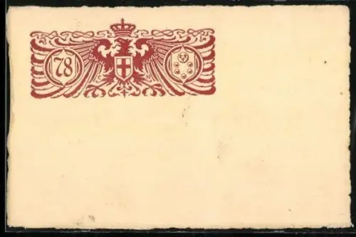 AK 78. Reggimento, Adller mit Brustschild und Krone