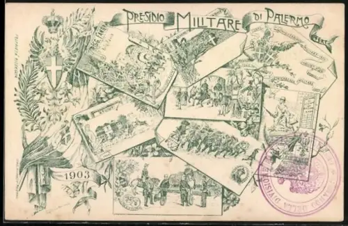 AK Palermo, Presidio Militare di Palermo 1903
