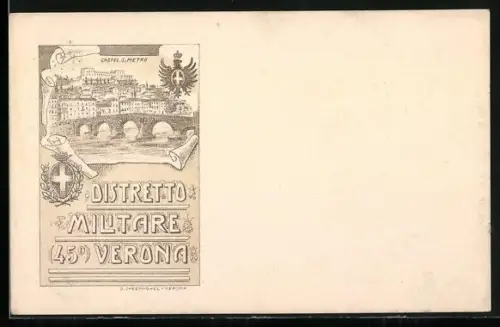 AK Verona, 45. Distretto Militare di Verona, Castel S. Pietro