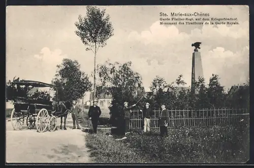 AK Ste. Marie-aux-Chènes, Monument des Tirailleurs de la Garde Royale