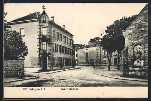 AK Mörchingen i. L., Kirchstrasse