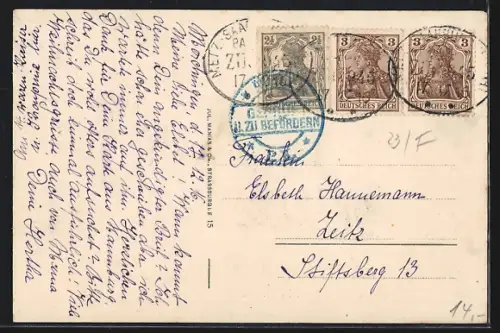 AK Mörchingen i. L., Kirchstrasse