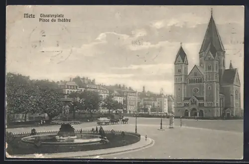 AK Metz, Place du théâtre