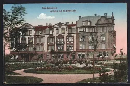 AK Diedenhofen, Anlagen mit St. Peterstrasse