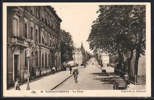 AK Sarreguemines, La Poste