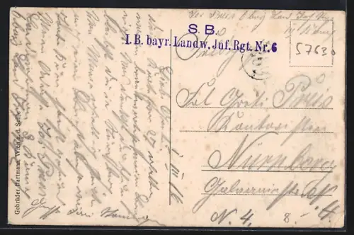 AK Wich i. Lothr., Württembergerhalle, Innenansicht