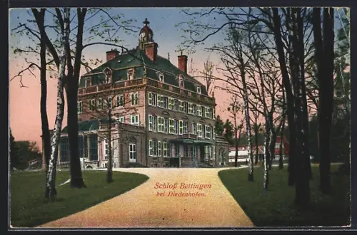 AK Bettingen bei Diedenhofen, Schloss Bettingen